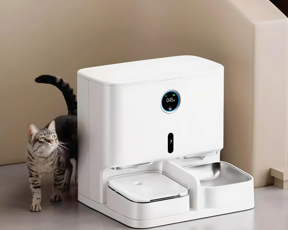 automatic pet feeder and water