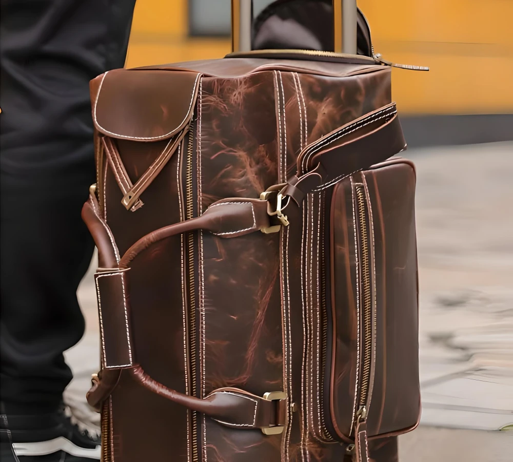 best leather carry on